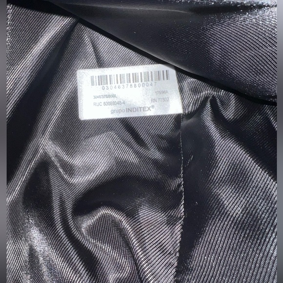 Zara Lady Jacket/Blazer, EUC, black with gold buttons, sz L - Picture 3 of 3